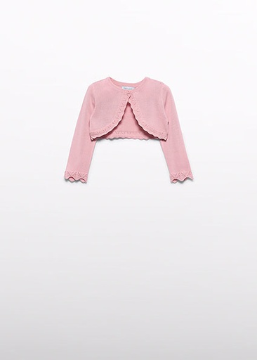 Abel & Lula Knit bolero Rose