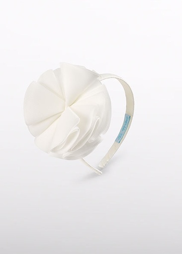 [05472-Cream-4] Abel & Lula Headband flower Cream