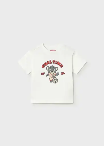 Mayoral S/s t-shirt Creamy