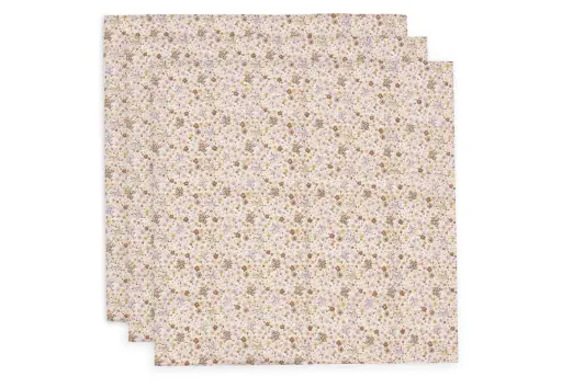 [535-851-68104] Jollein Cloth Muslin 70x70cm - Flower Fairies - 3 Pack