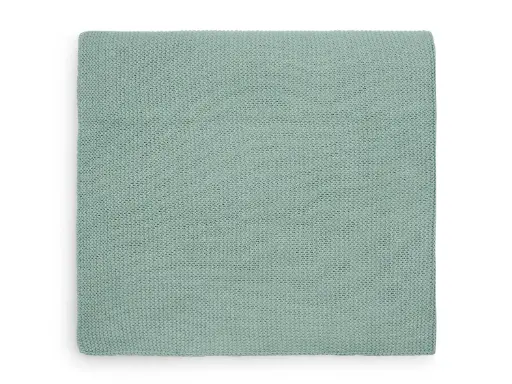 [516-511-65219] Jollein Blanket Cradle 75x100cm Basic Knit - Forest Green
