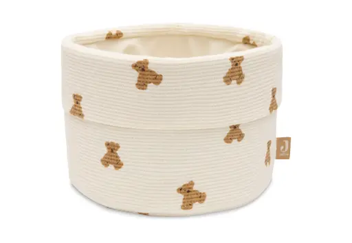 Jollein Changing Table Basket Little Waffle - Mini Teddy Bear