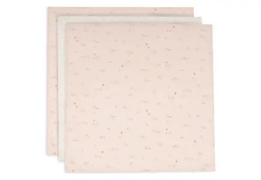 Jollein Cloth Muslin 70x70cm - Pretty Picnic (3 Pack)