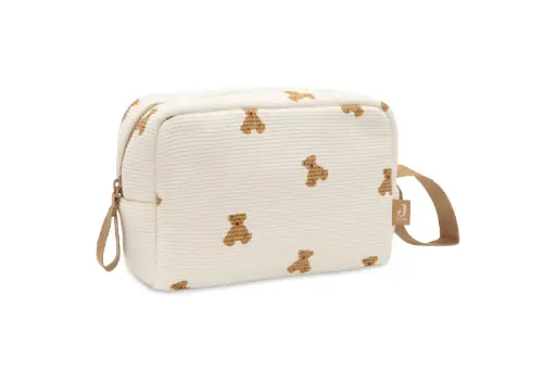 Jollein Pouch Little Waffle - Mini Teddy Bear