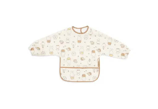 Jollein Bib Waterproof with Sleeves - Miffy Family Farm