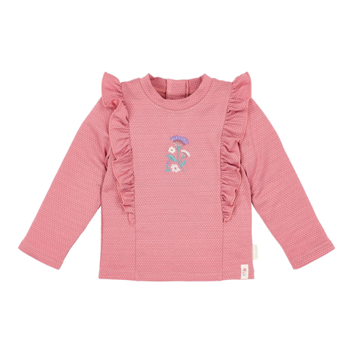 LITTLE DUTCH. Long Sleeve Swim Shirt Dreamy Pink Sparkle UPF 40