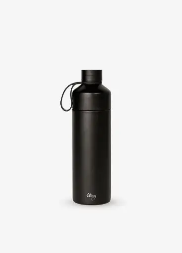 Citron Duo Sip Thermal Water Bottle 750ml - Black 