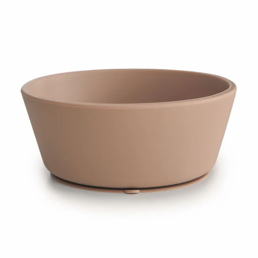 [66-2330124] Mushie Silicone Suction Bowl Natural 