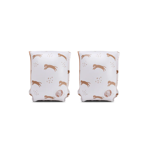 Essentials-Swimming Armbands 0-2 yrs Brown Leopard Animal