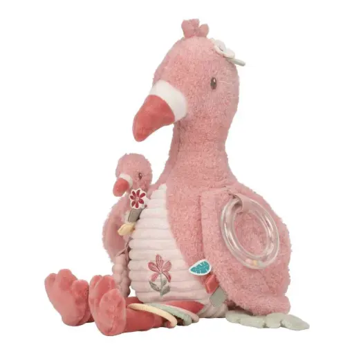 [LD8318] Little Dutch Activity cuddle flamingo Safari Friends 
