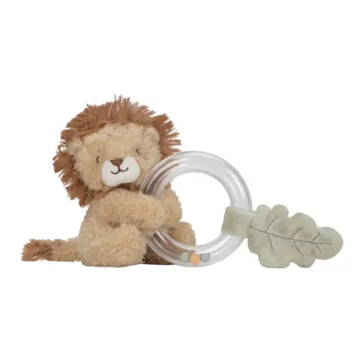 [LD8314] Little Dutch Ring rattle lion Safari Friends GRS