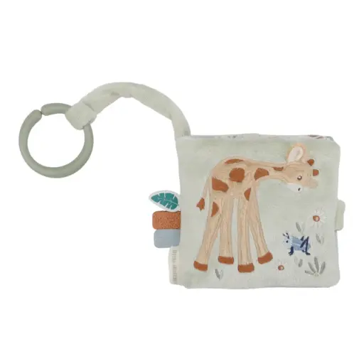[LD8319] Little Dutch Stroller booklet Safari Friends