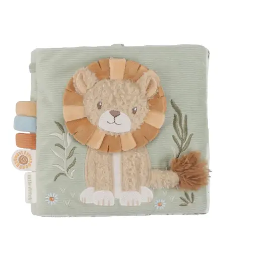 [LD8307] Little Dutch Soft activity book Safari Friends GRS
