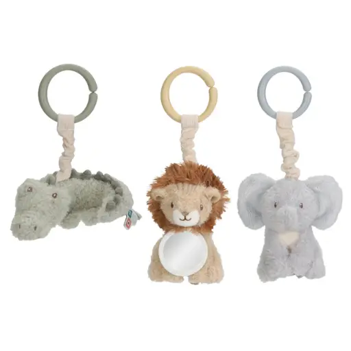 [LD8320] Little Dutch Activity hangers Safari Friends GRS 
