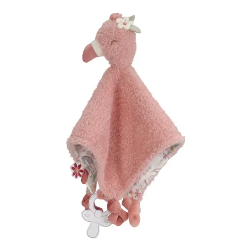 [LD8329] Little Dutch  Cuddle cloth flamingo Safari Friends GRS 