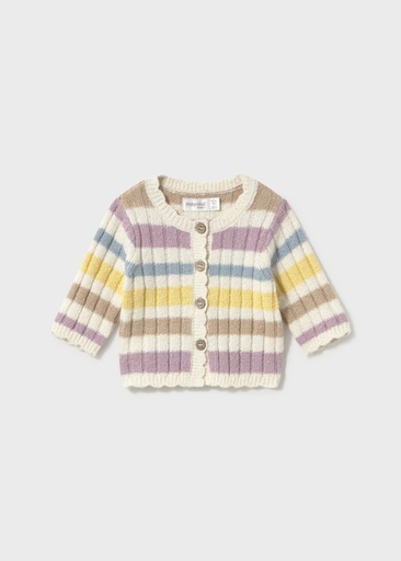 Mayoral Long cardigan Stripes