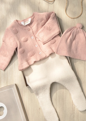 Mayoral footed pants and cardigans se H. Nude