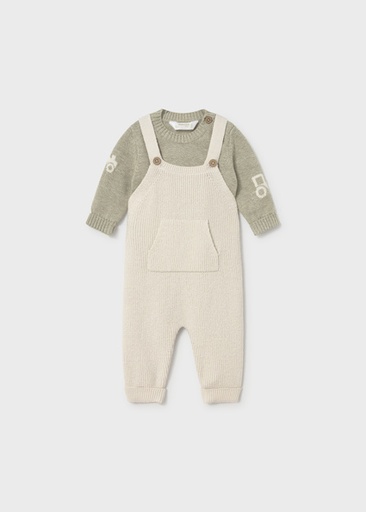Mayoral Knit dungarees set Laurel Mar