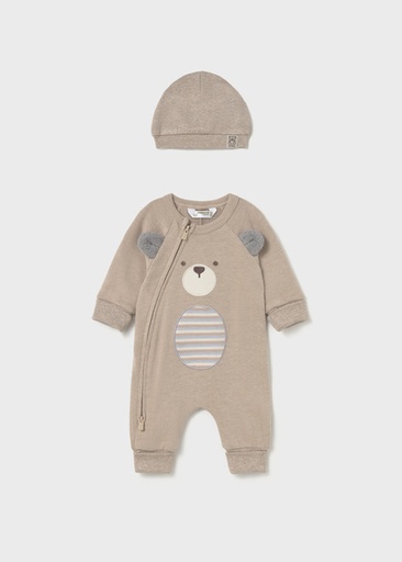 Mayoral convertible foor romper and h H. Mocha