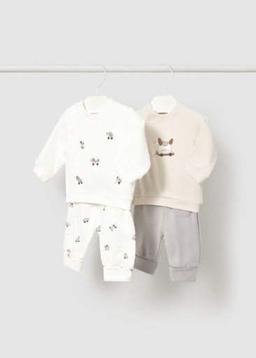 Mayoral Knit set (4 garments) Fog