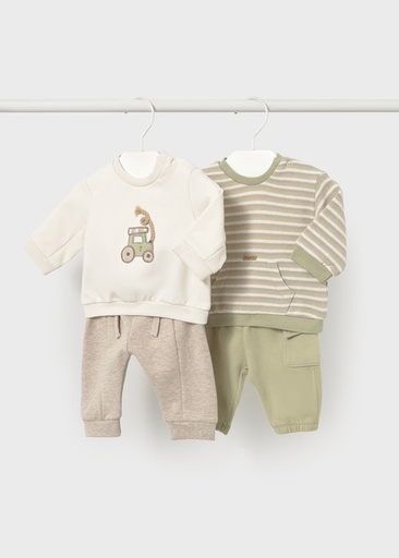 Mayoral Knit set (4 garments) Bayleaf