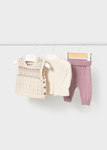 Mayoral Knit leggings set H. Mauve