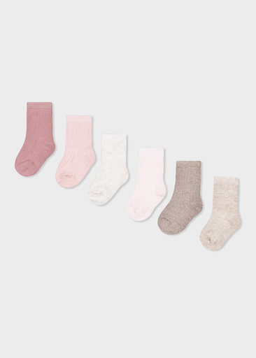 Mayoral Set of 6 socks Roses