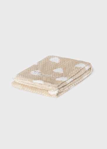 [9147] Mayoral Faux fur blanket Wheat