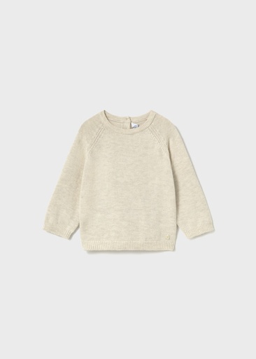 Mayoral Basic crew neck jumper H. Stone Lg