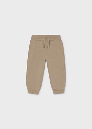 Mayoral Basic cuffed fleece trousers Hazelnut Lg A