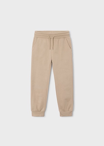 Mayoral Basic cuffed fleece trousers Hazelnut Lg B