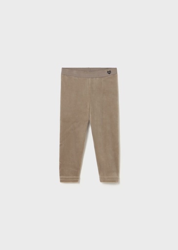 Mayoral Basic velvet leggings Walnut Lg