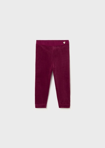 Mayoral Basic velvet leggings Raspberry Lg