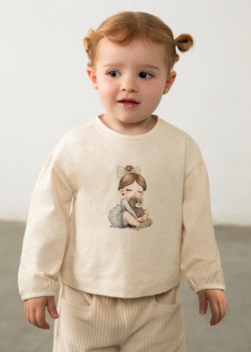 Mayoral L/s graphic t-shirt H. Milk Lg