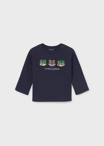 Mayoral L/s t-shirt Blue Lg