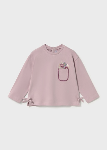 Mayoral L/s t-shirt Mauve Lg
