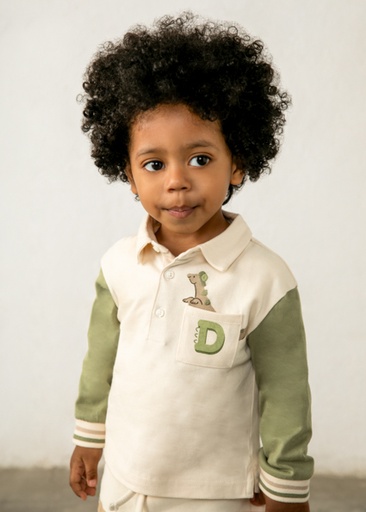 Mayoral L/s polo Bayleaf Lg