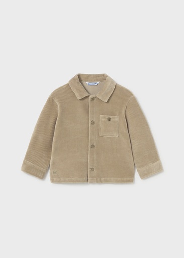 Mayoral knit overshirt Hazelnut Lg