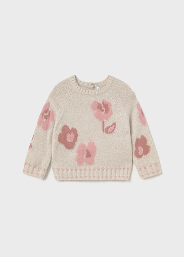 Mayoral Jacquard jumper Milk H.Pin Lg