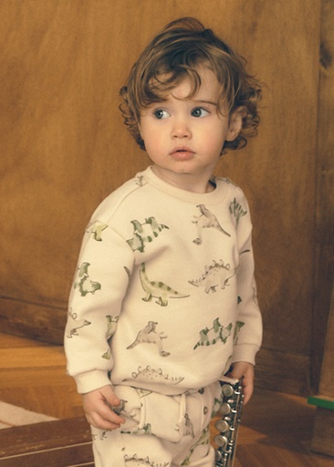 Mayoral Patterned pullover Light Taup Lg
