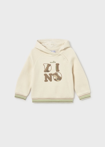 Mayoral Hooded pullover Light khak Lg