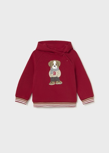 Mayoral Hooded pullover Red Lg