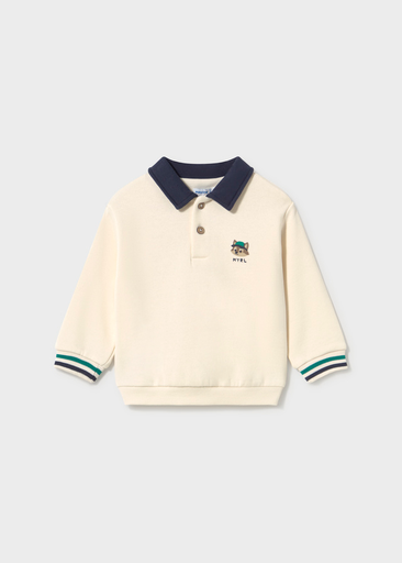 Mayoral Polo pullover Light khak Lg