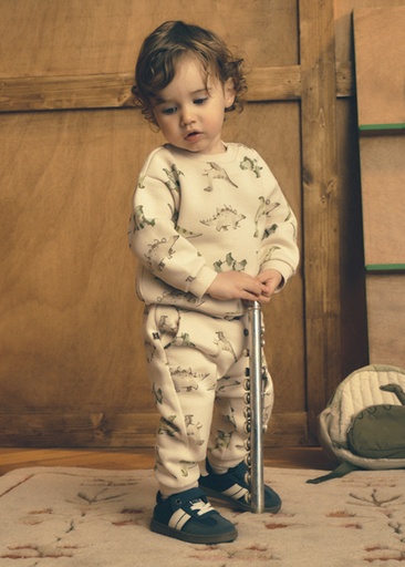Mayoral Patterned pants Light Taup Lg