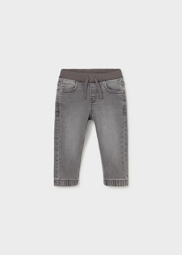 Mayoral Soft denim jogger pants Medium Gra Lg A