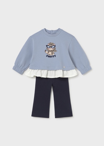 Mayoral Leggings set Navy Lg