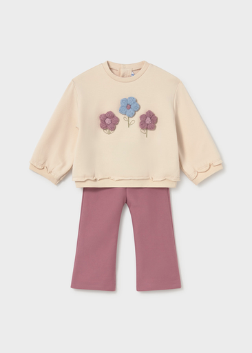 Mayoral Pullover and leggings set Violet Lg