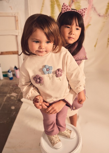 Mayoral Pullover and leggings set Violet Lg