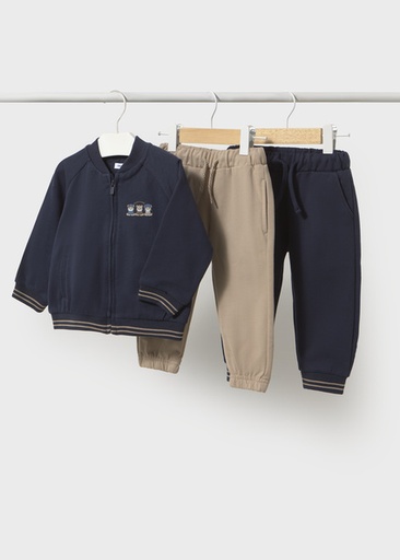 Mayoral 3-piece tracksuit w/ hoodie Blue Lg