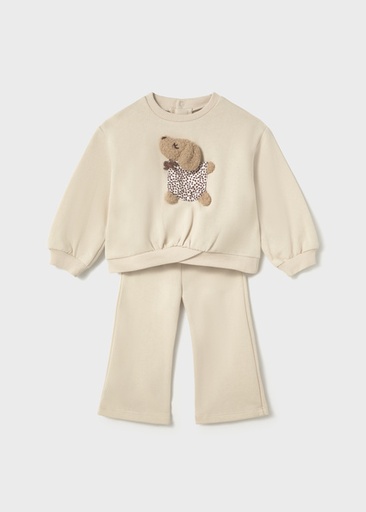 Mayoral 2pc tracksuit Light khak Lg